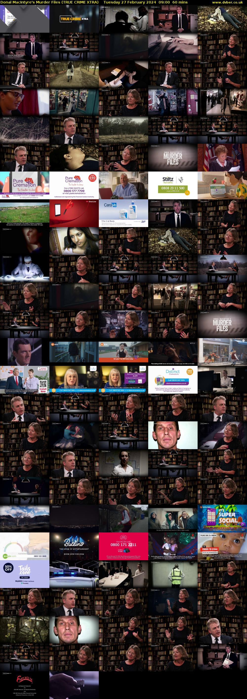 Donal MacIntyre's Murder Files (TRUE CRIME XTRA) Tuesday 27 February 2024 09:00 - 10:00