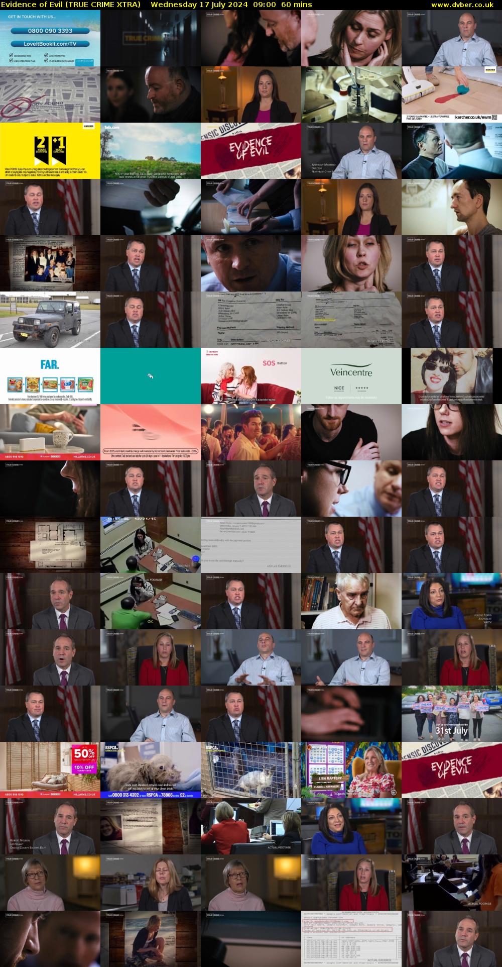 Evidence of Evil (TRUE CRIME XTRA) Wednesday 17 July 2024 09:00 - 10:00
