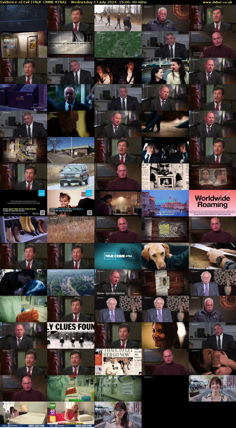 Evidence of Evil (TRUE CRIME XTRA) Wednesday 17 July 2024 15:00 - 16:00