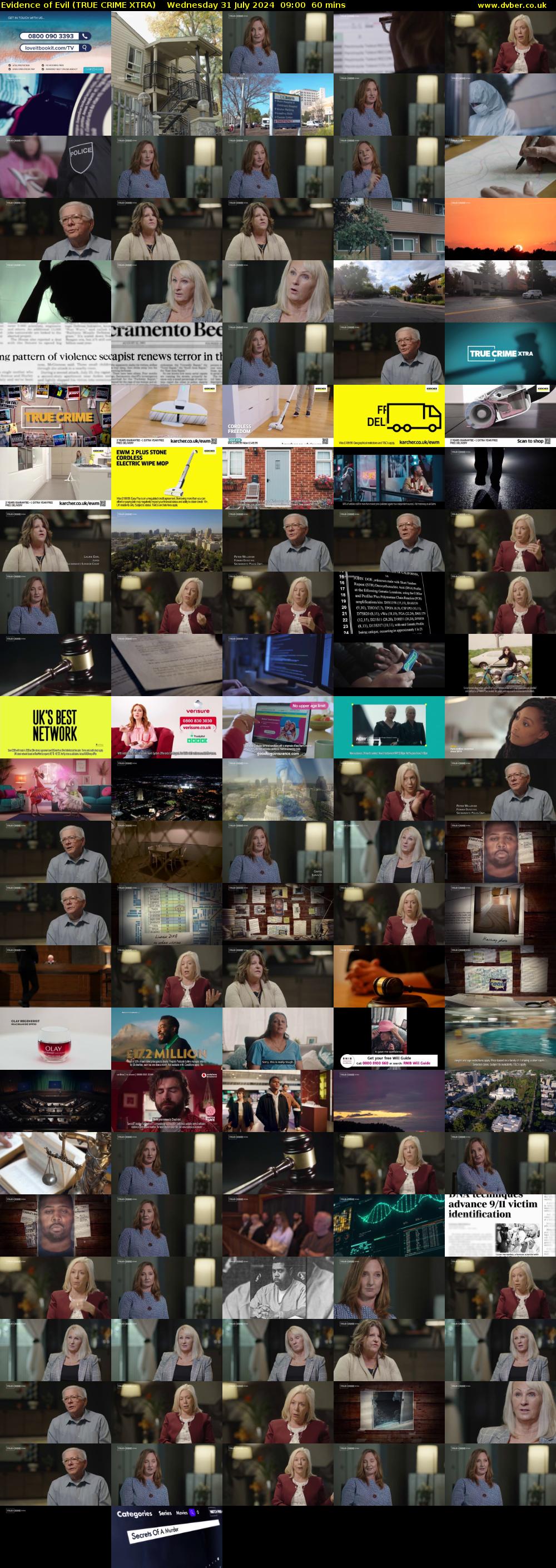 Evidence of Evil (TRUE CRIME XTRA) Wednesday 31 July 2024 09:00 - 10:00