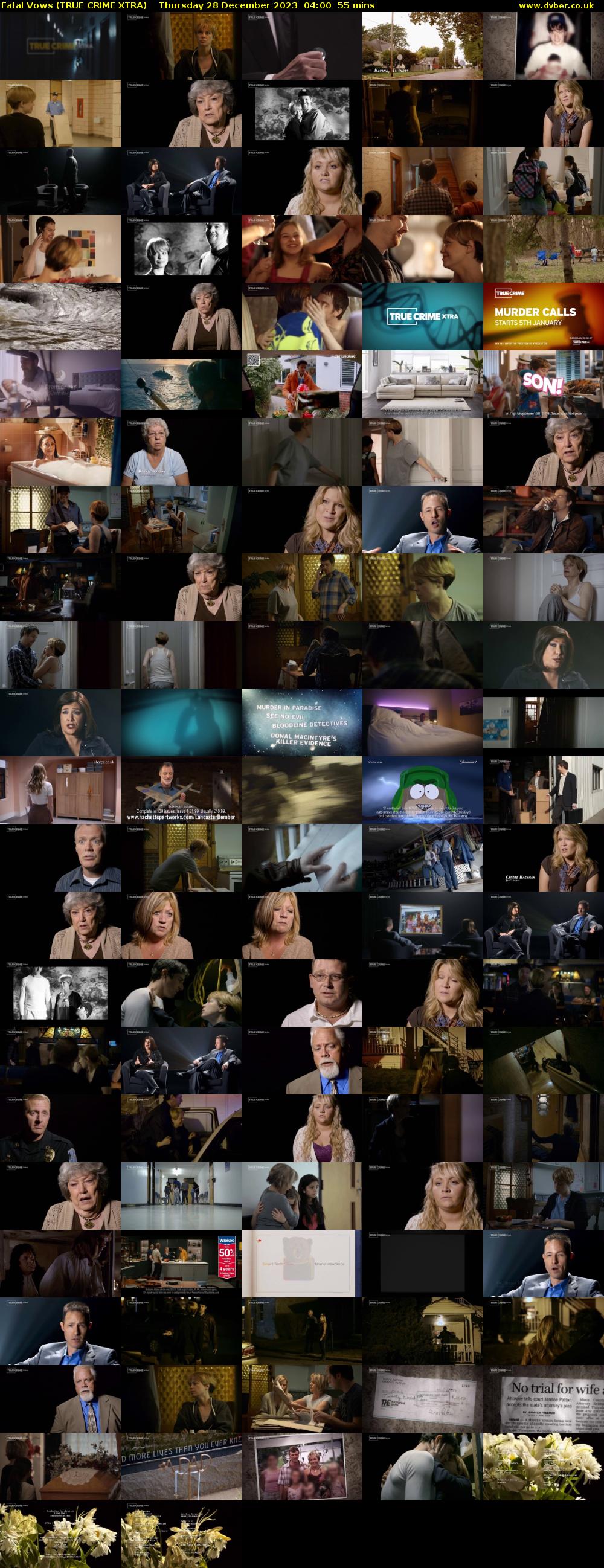 Fatal Vows (TRUE CRIME XTRA) Thursday 28 December 2023 04:00 - 04:55