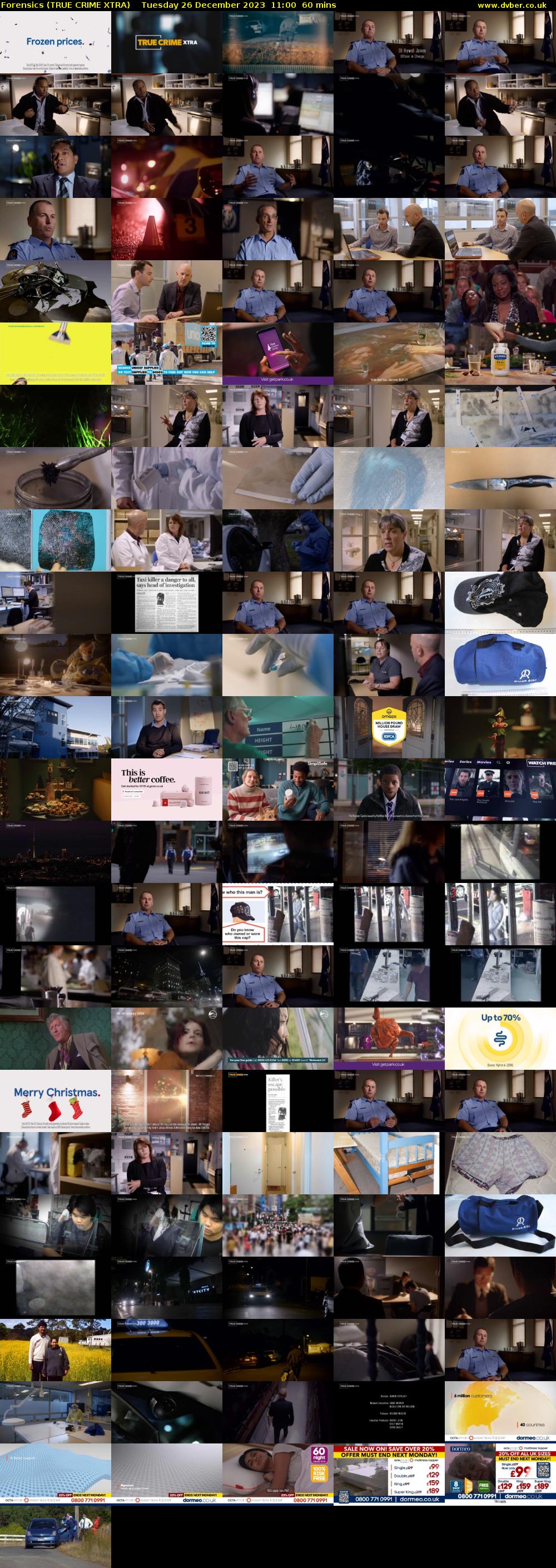Forensics (TRUE CRIME XTRA) Tuesday 26 December 2023 11:00 - 12:00
