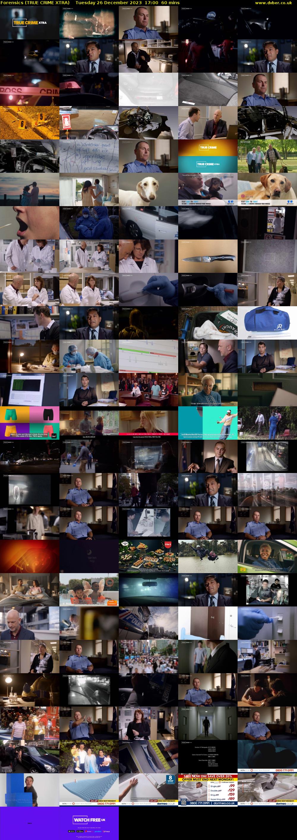 Forensics (TRUE CRIME XTRA) Tuesday 26 December 2023 17:00 - 18:00