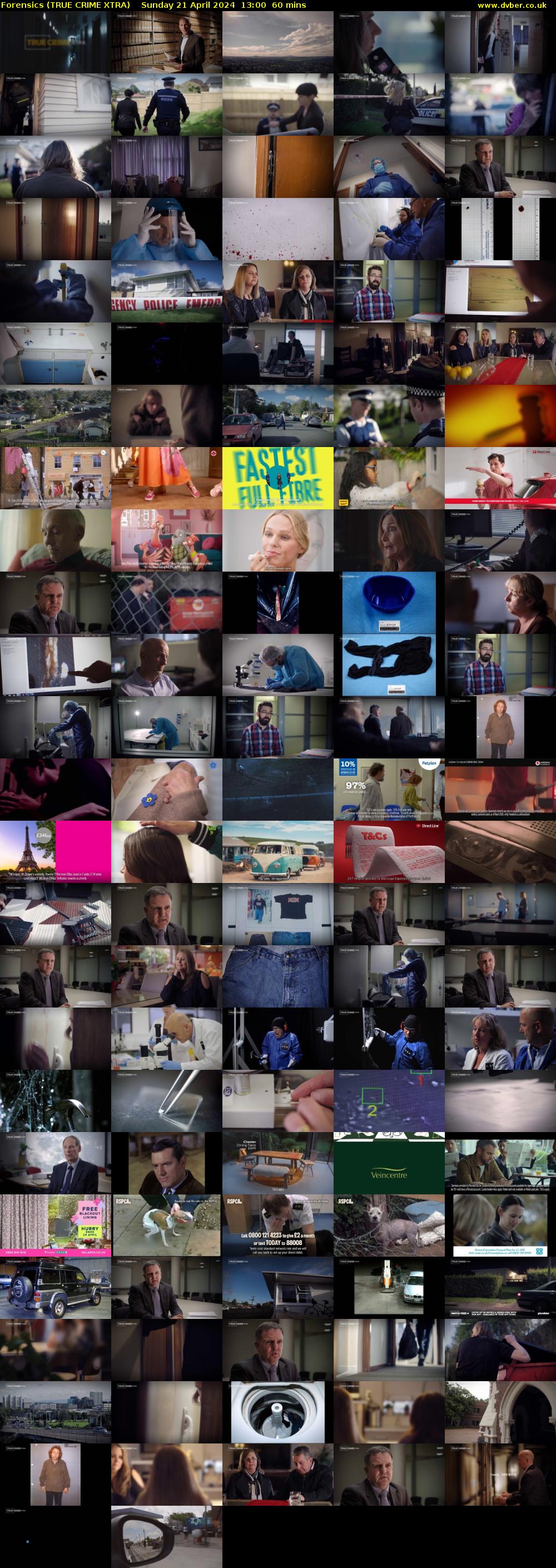 Forensics (TRUE CRIME XTRA) Sunday 21 April 2024 13:00 - 14:00