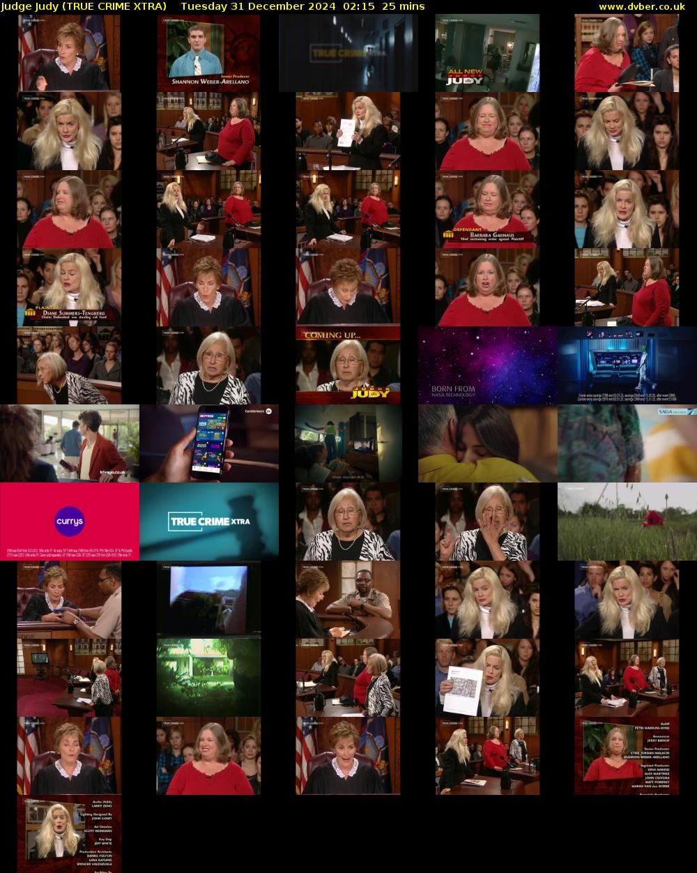 Judge Judy (TRUE CRIME XTRA) Tuesday 31 December 2024 02:15 - 02:40