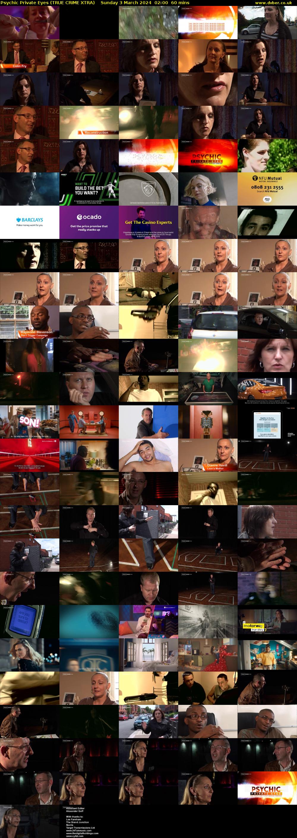 Psychic Private Eyes (TRUE CRIME XTRA) Sunday 3 March 2024 02:00 - 03:00