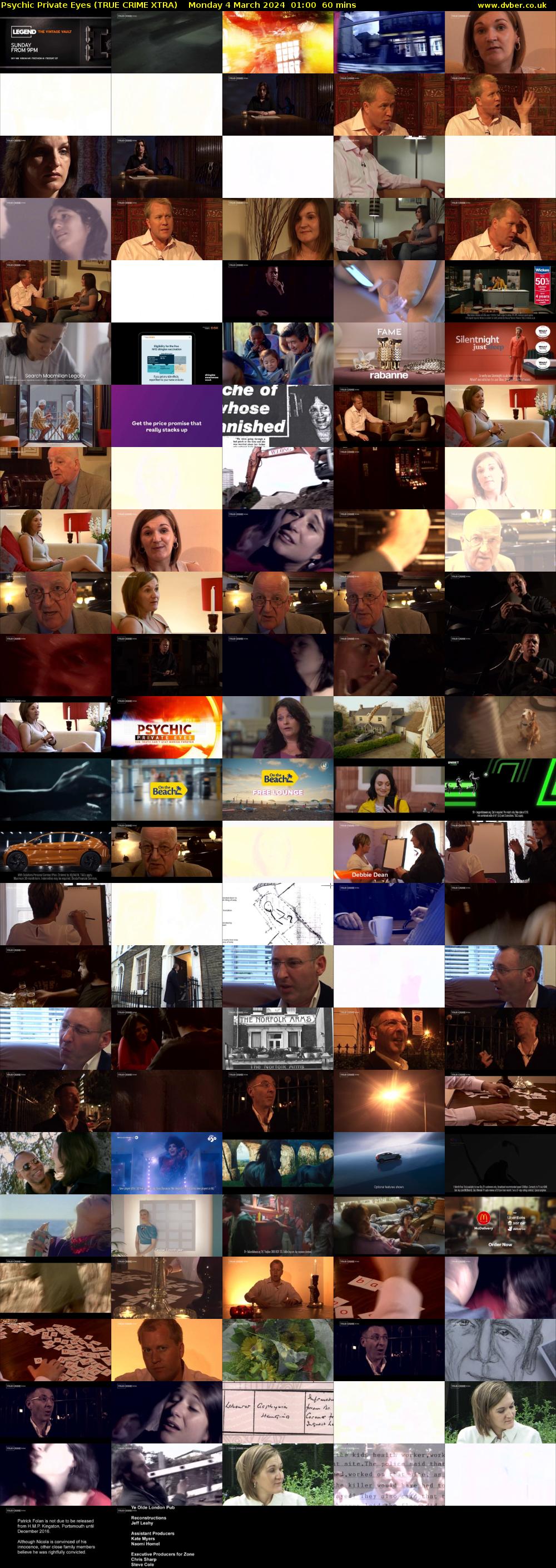 Psychic Private Eyes (TRUE CRIME XTRA) Monday 4 March 2024 01:00 - 02:00