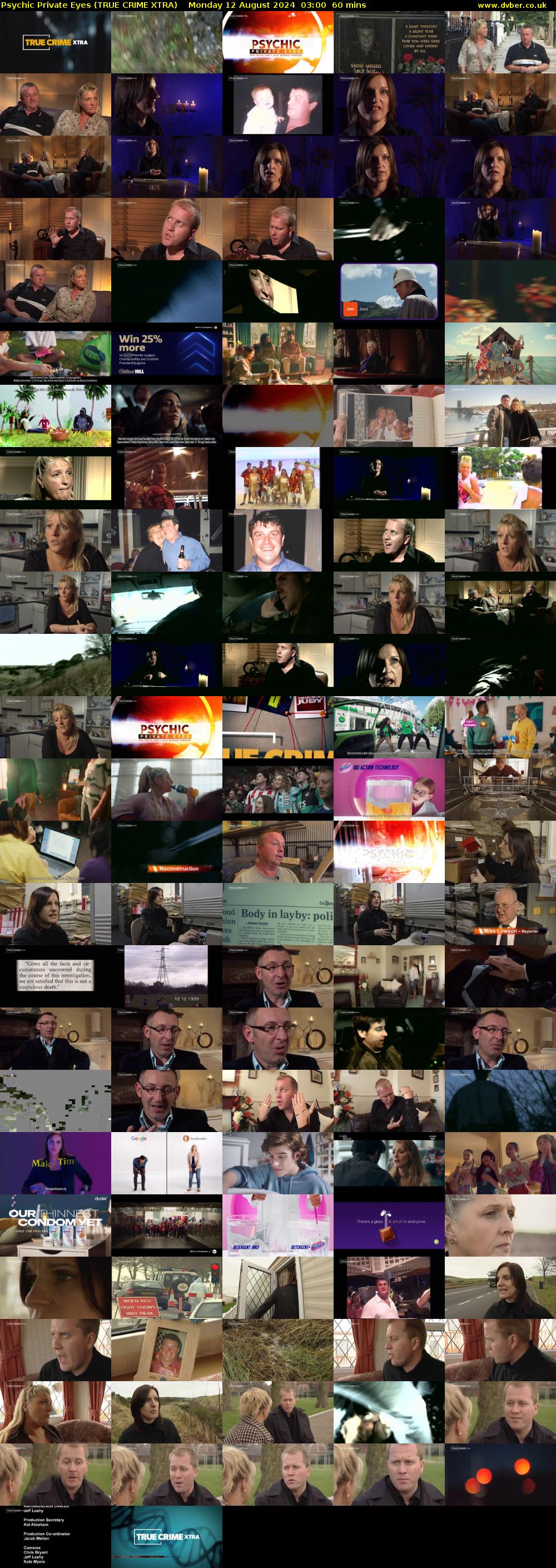 Psychic Private Eyes (TRUE CRIME XTRA) Monday 12 August 2024 03:00 - 04:00