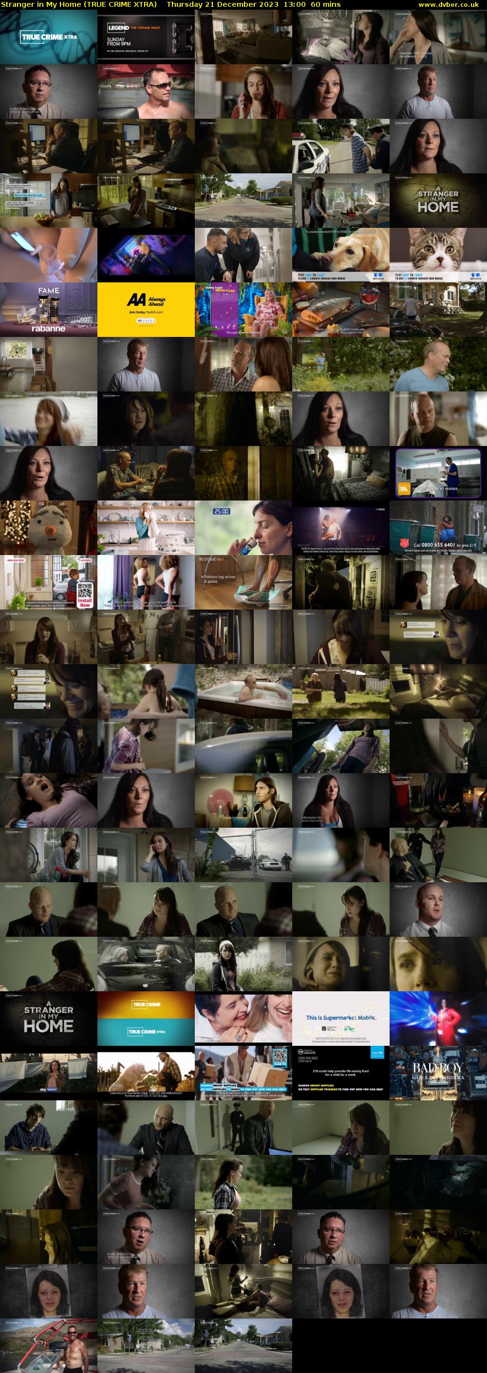 Stranger in My Home (TRUE CRIME XTRA) Thursday 21 December 2023 13:00 - 14:00