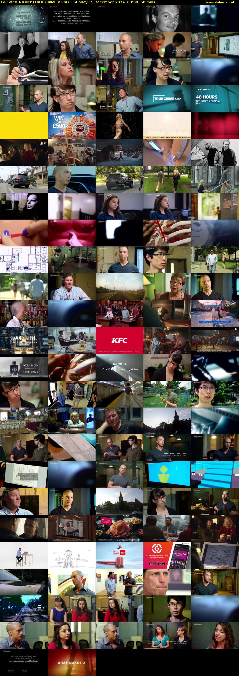 To Catch A Killer (TRUE CRIME XTRA) Sunday 15 December 2024 03:00 - 04:00
