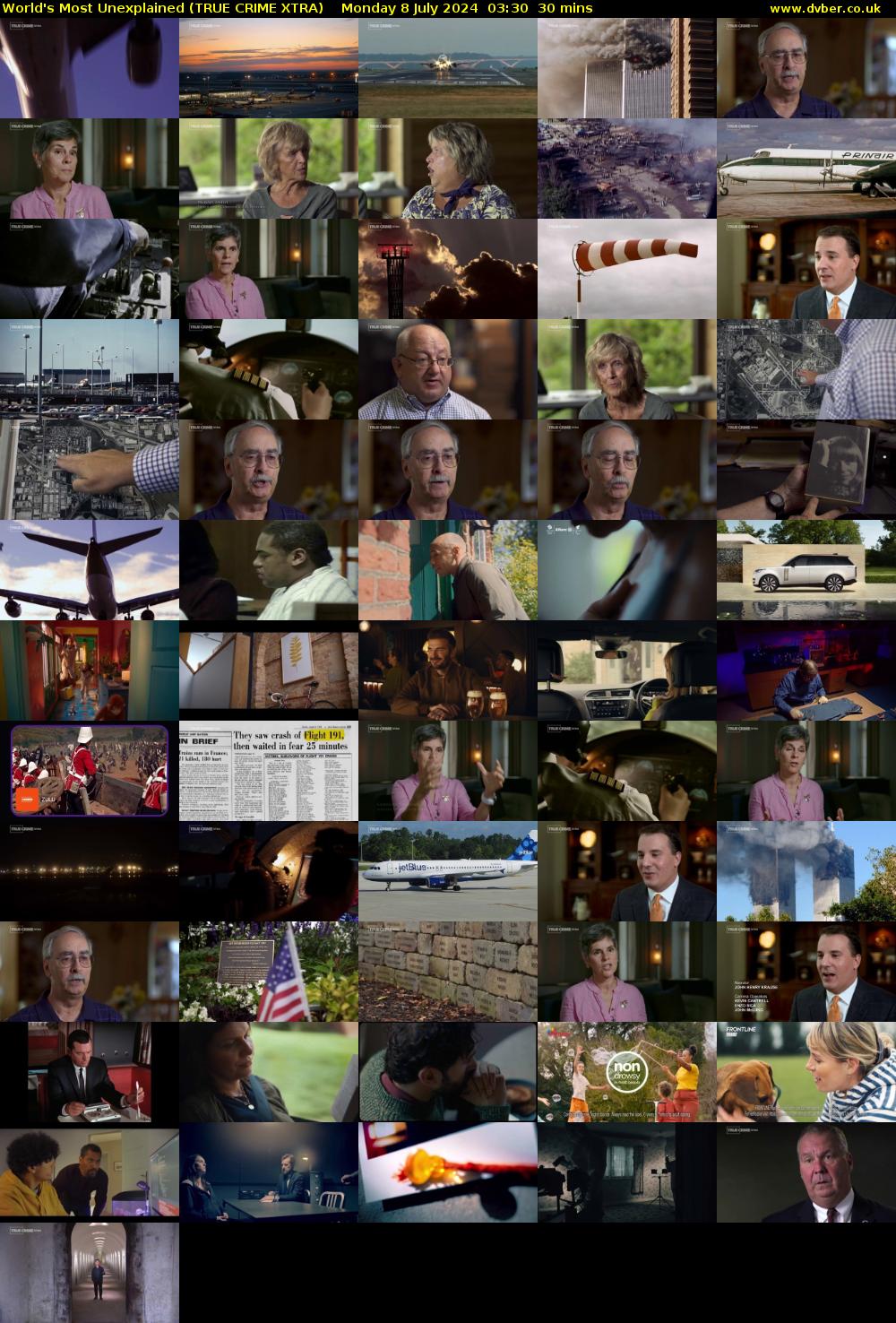 World's Most Unexplained (TRUE CRIME XTRA) Monday 8 July 2024 03:30 - 04:00
