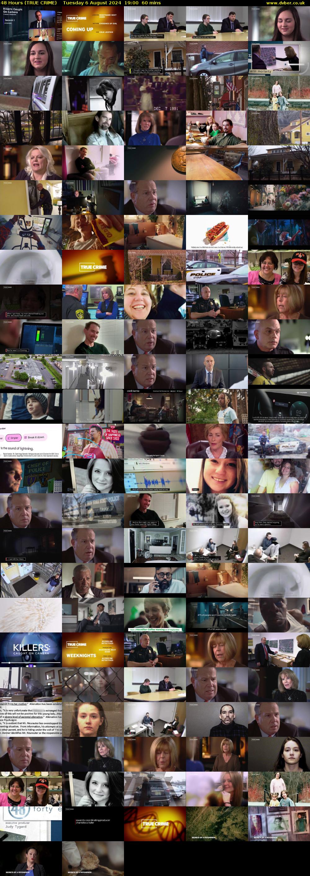 48 Hours (TRUE CRIME) Tuesday 6 August 2024 19:00 - 20:00