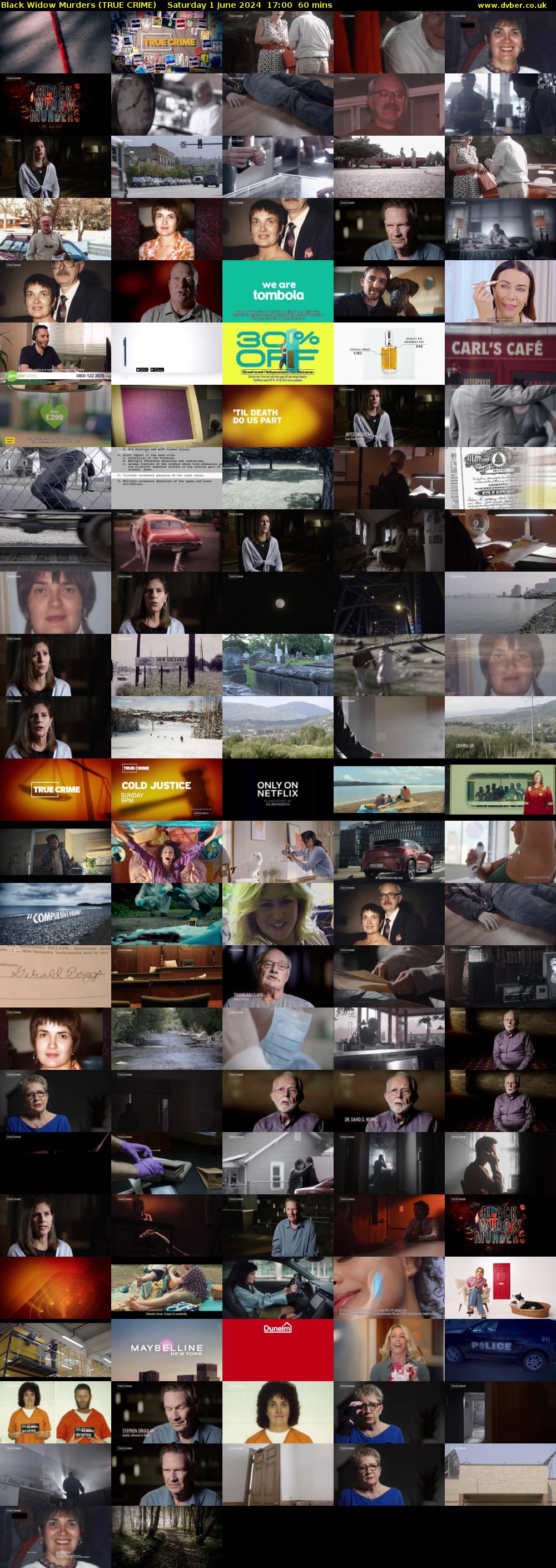 Black Widow Murders (TRUE CRIME) Saturday 1 June 2024 17:00 - 18:00