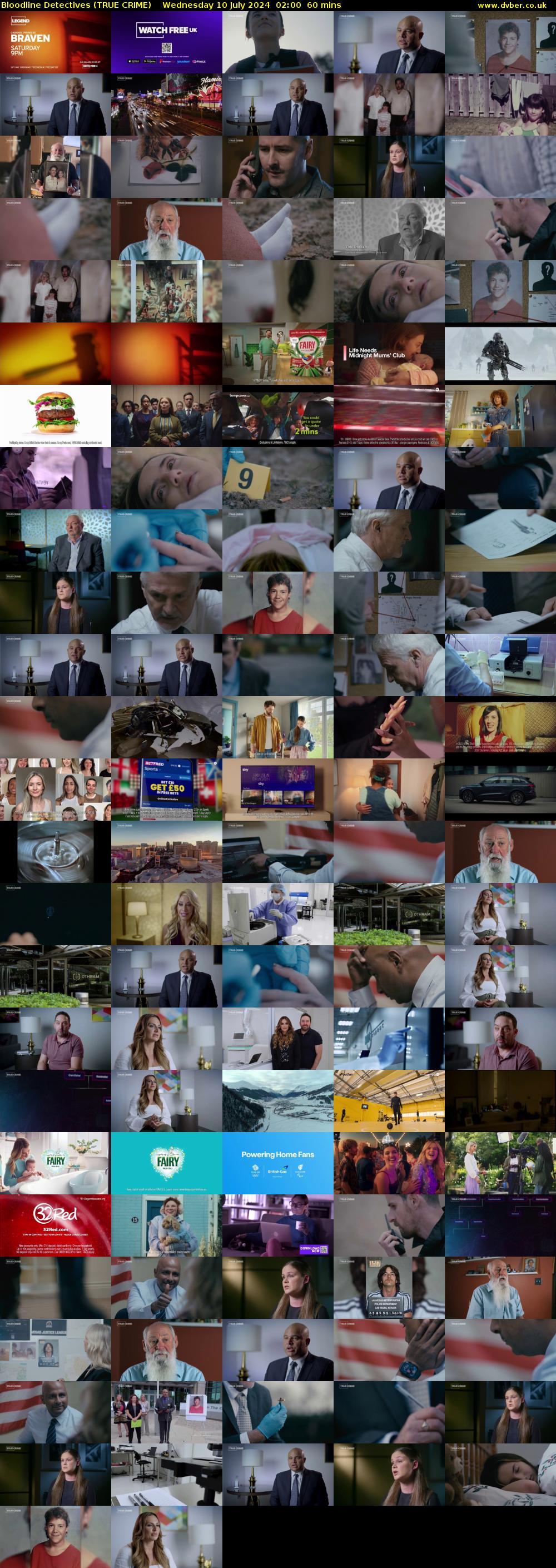 Bloodline Detectives (TRUE CRIME) Wednesday 10 July 2024 02:00 - 03:00
