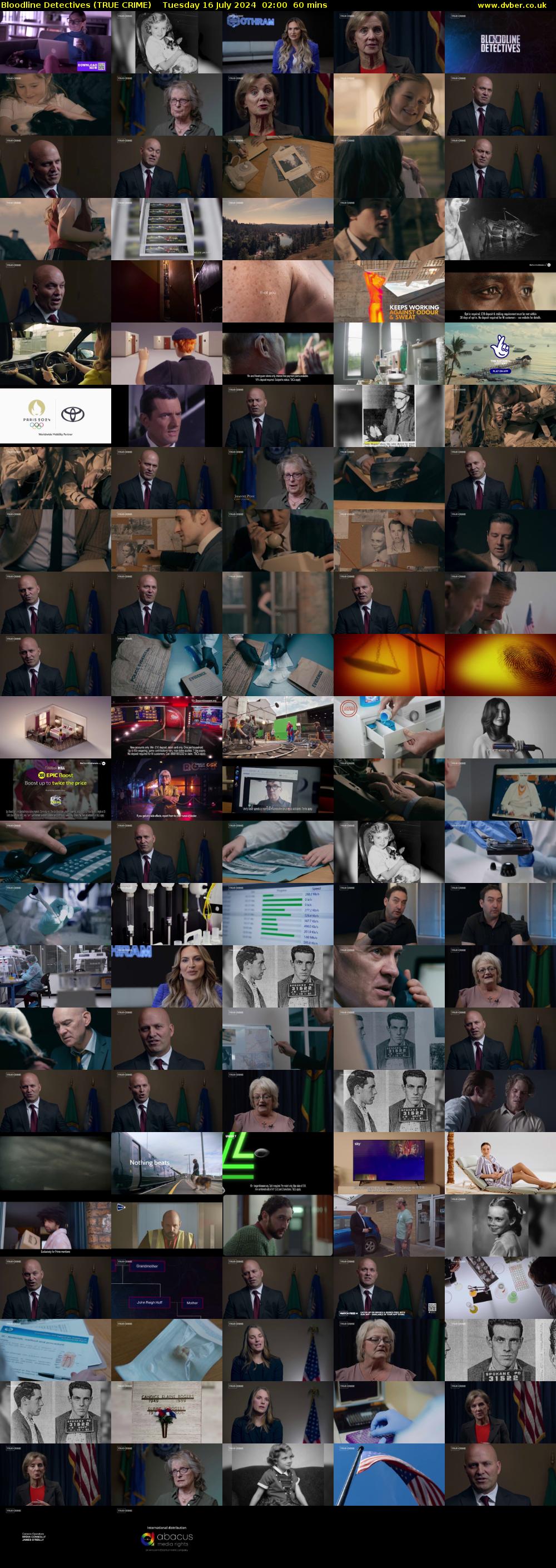 Bloodline Detectives (TRUE CRIME) Tuesday 16 July 2024 02:00 - 03:00