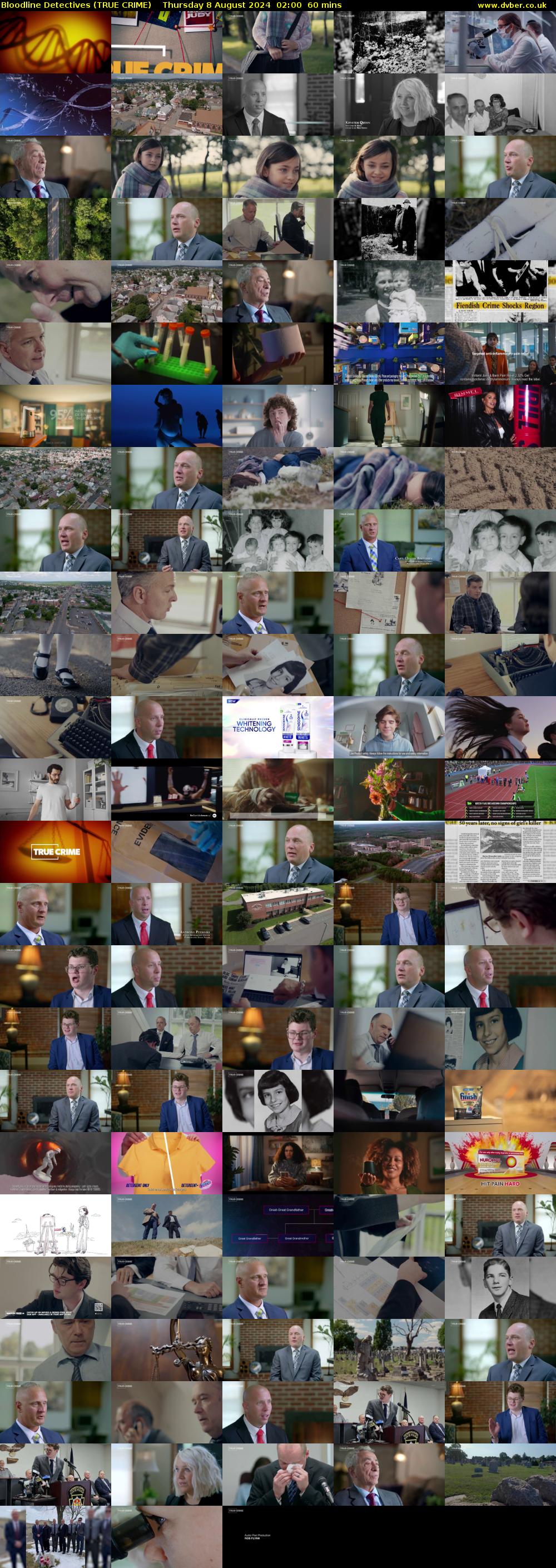 Bloodline Detectives (TRUE CRIME) Thursday 8 August 2024 02:00 - 03:00