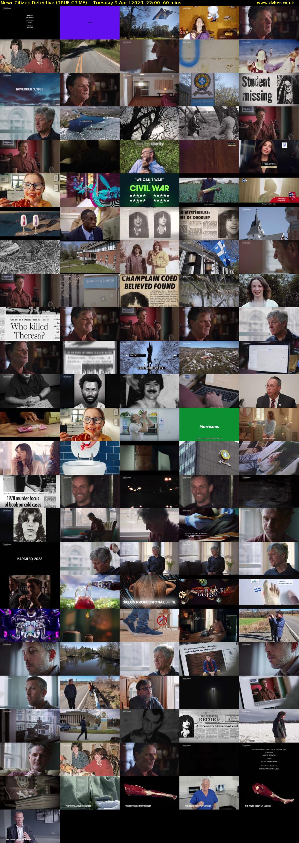 Citizen Detective (TRUE CRIME) Tuesday 9 April 2024 22:00 - 23:00