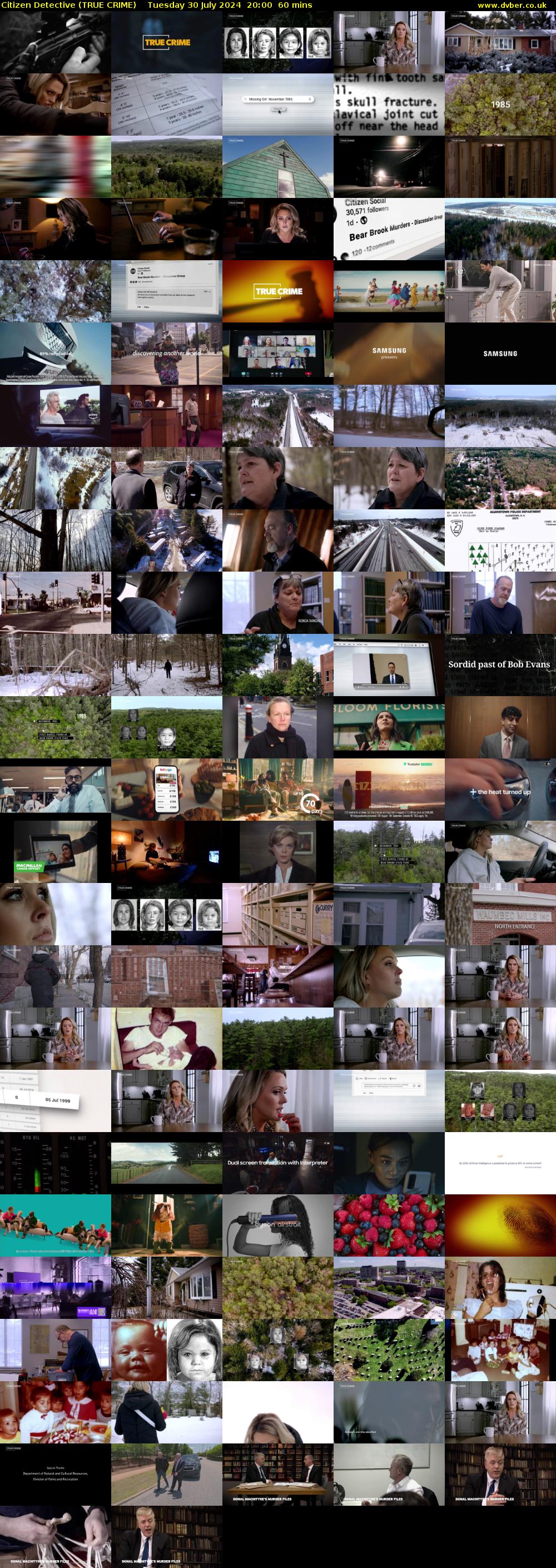 Citizen Detective (TRUE CRIME) Tuesday 30 July 2024 20:00 - 21:00