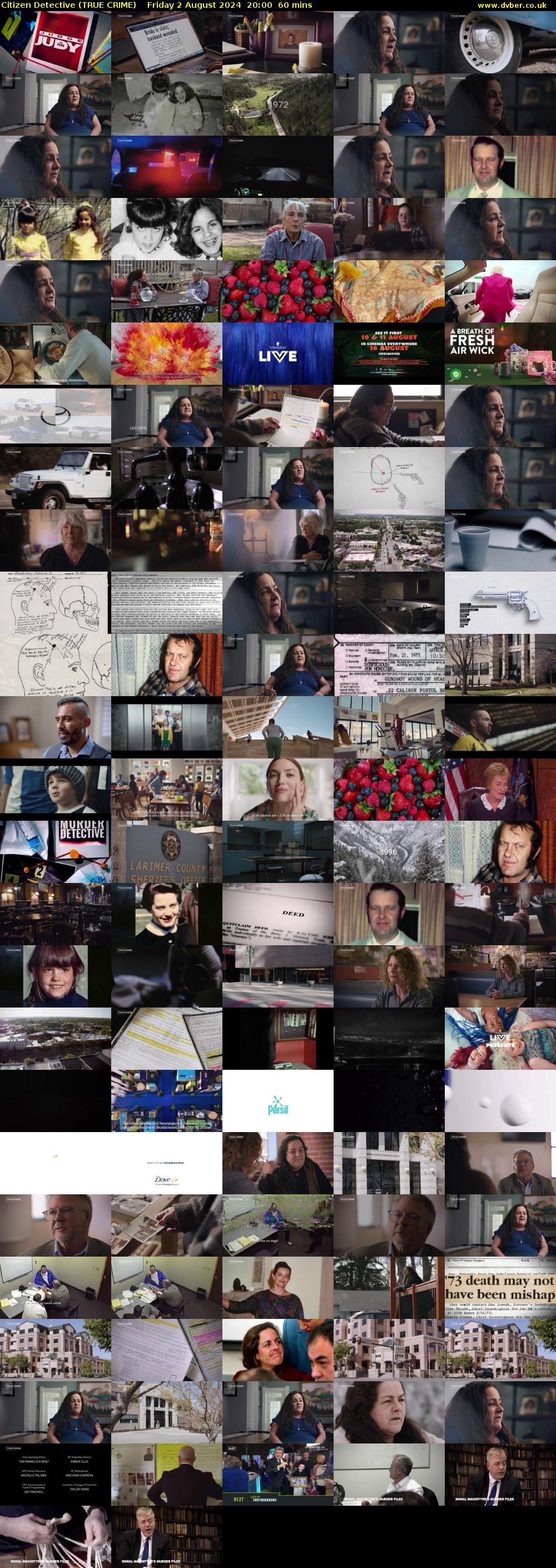 Citizen Detective (TRUE CRIME) Friday 2 August 2024 20:00 - 21:00