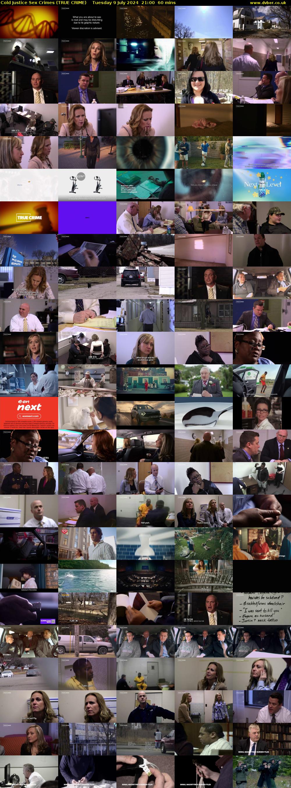 Cold Justice Sex Crimes (TRUE CRIME) Tuesday 9 July 2024 21:00 - 22:00