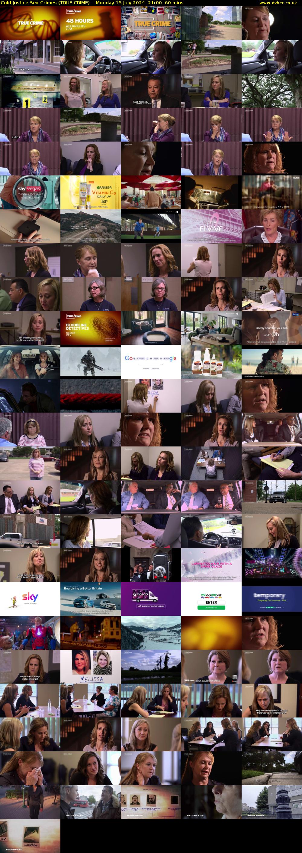 Cold Justice Sex Crimes (TRUE CRIME) Monday 15 July 2024 21:00 - 22:00