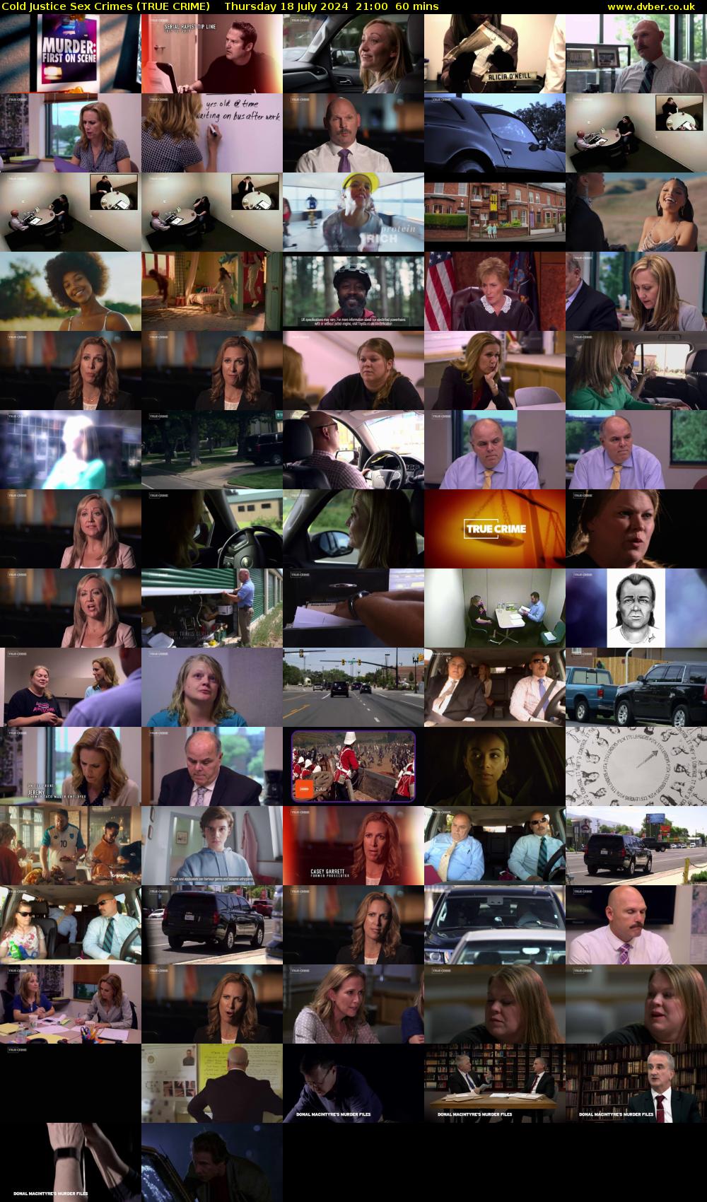 Cold Justice Sex Crimes (TRUE CRIME) Thursday 18 July 2024 21:00 - 22:00