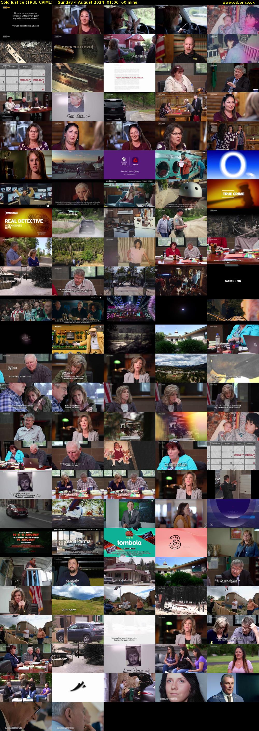 Cold Justice (TRUE CRIME) Sunday 4 August 2024 01:00 - 02:00