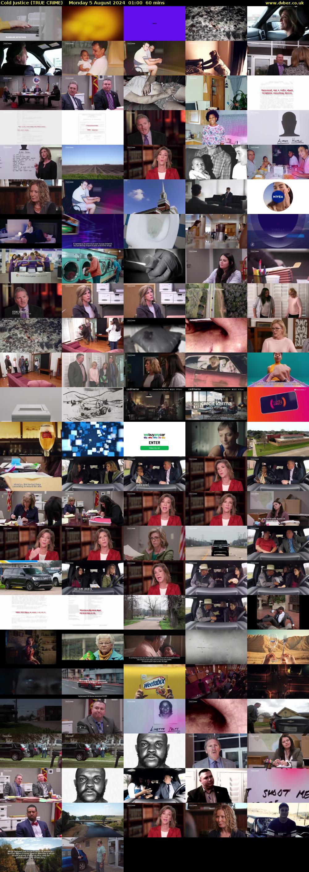 Cold Justice (TRUE CRIME) Monday 5 August 2024 01:00 - 02:00