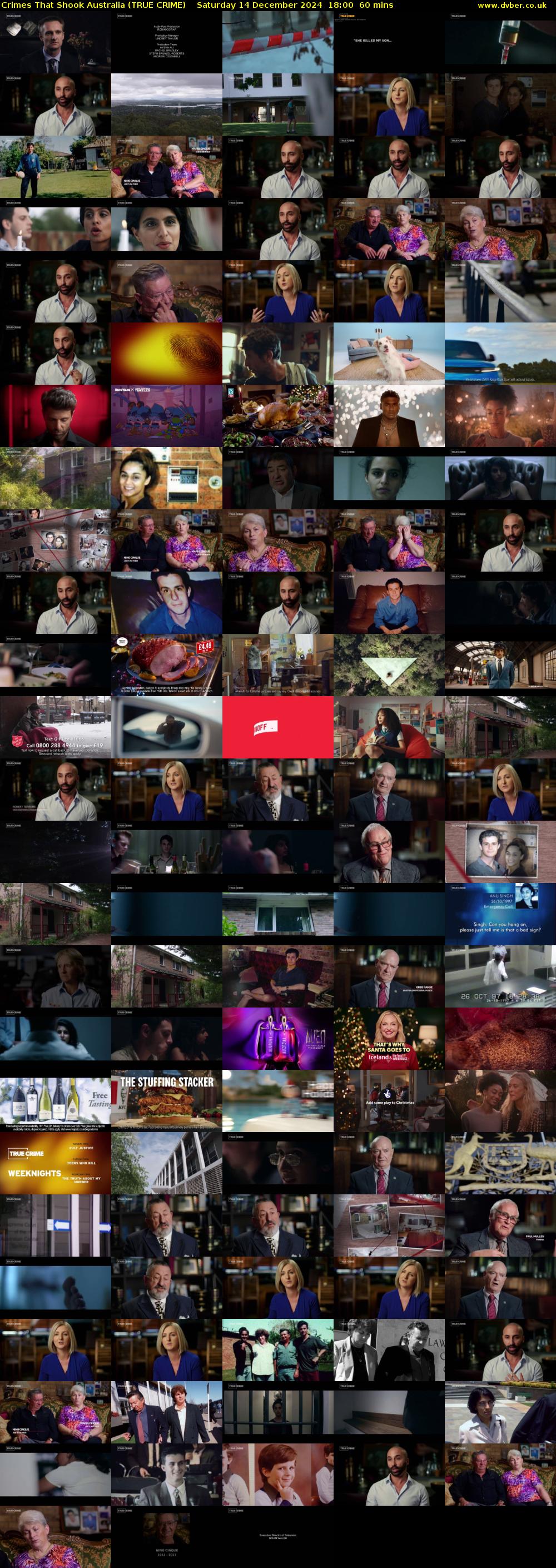 Crimes That Shook Australia (TRUE CRIME) Saturday 14 December 2024 18:00 - 19:00