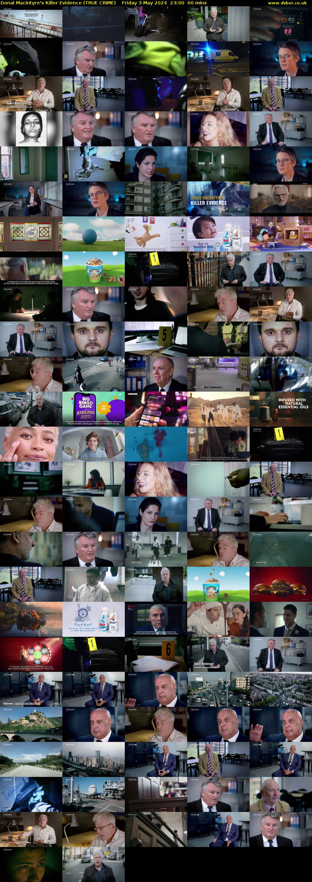 Donal MacIntyre's Killer Evidence (TRUE CRIME) Friday 3 May 2024 23:00 - 00:00