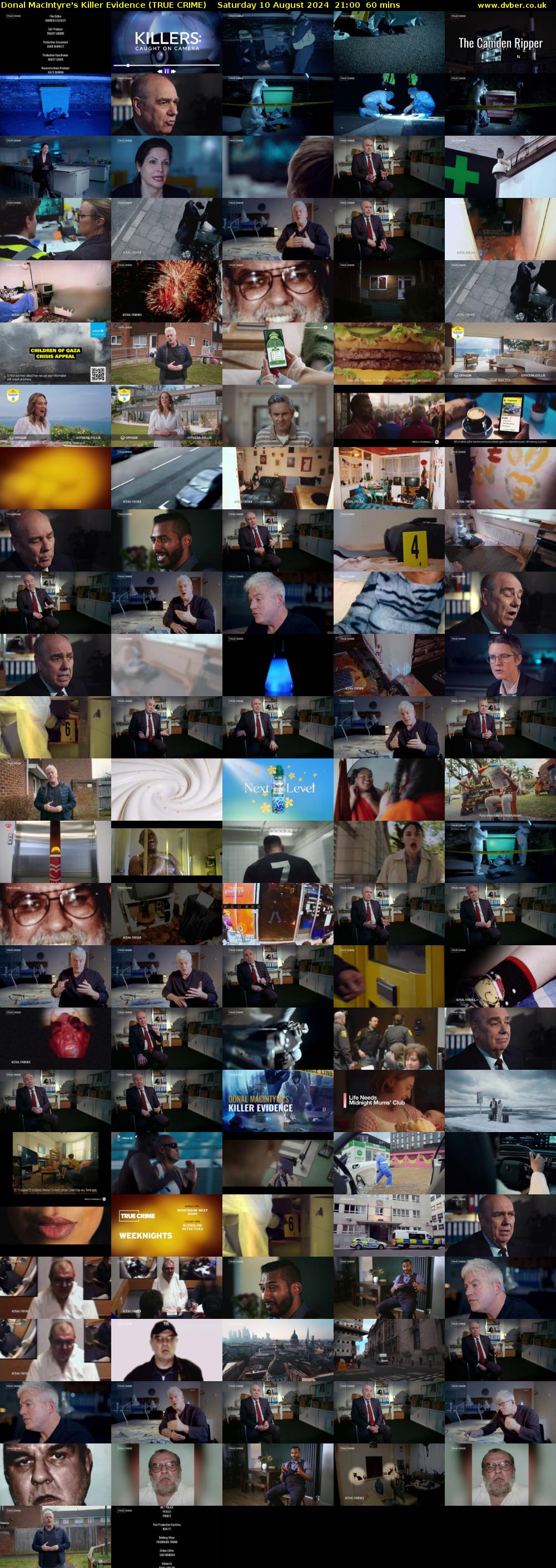 Donal MacIntyre's Killer Evidence (TRUE CRIME) Saturday 10 August 2024 21:00 - 22:00