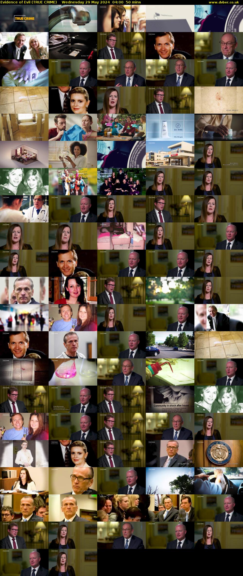 Evidence of Evil (TRUE CRIME) Wednesday 29 May 2024 04:00 - 04:50