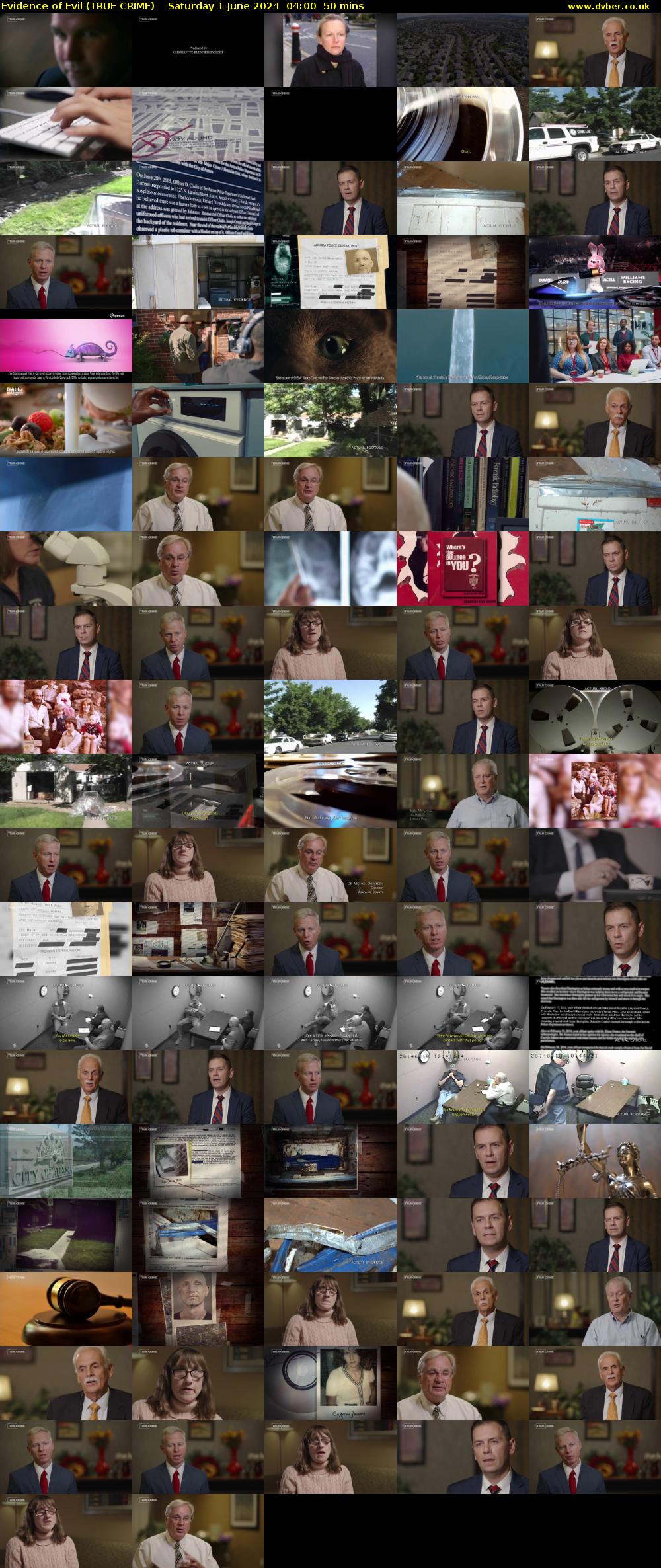 Evidence of Evil (TRUE CRIME) Saturday 1 June 2024 04:00 - 04:50