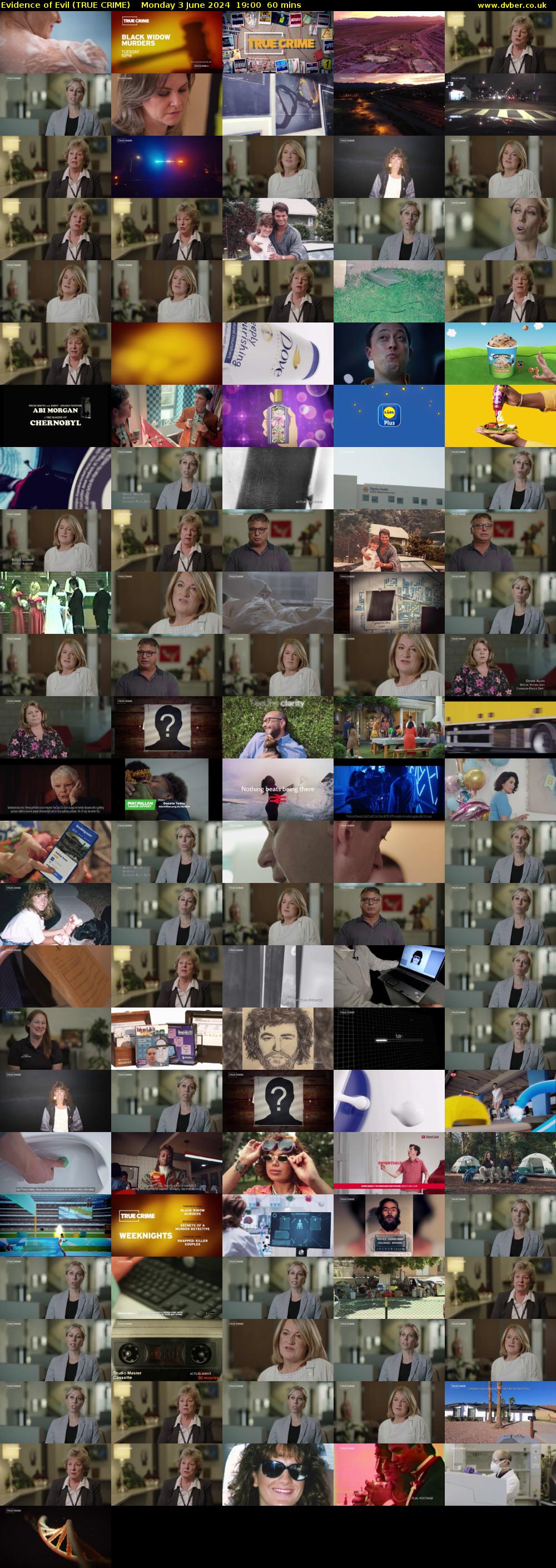 Evidence of Evil (TRUE CRIME) Monday 3 June 2024 19:00 - 20:00