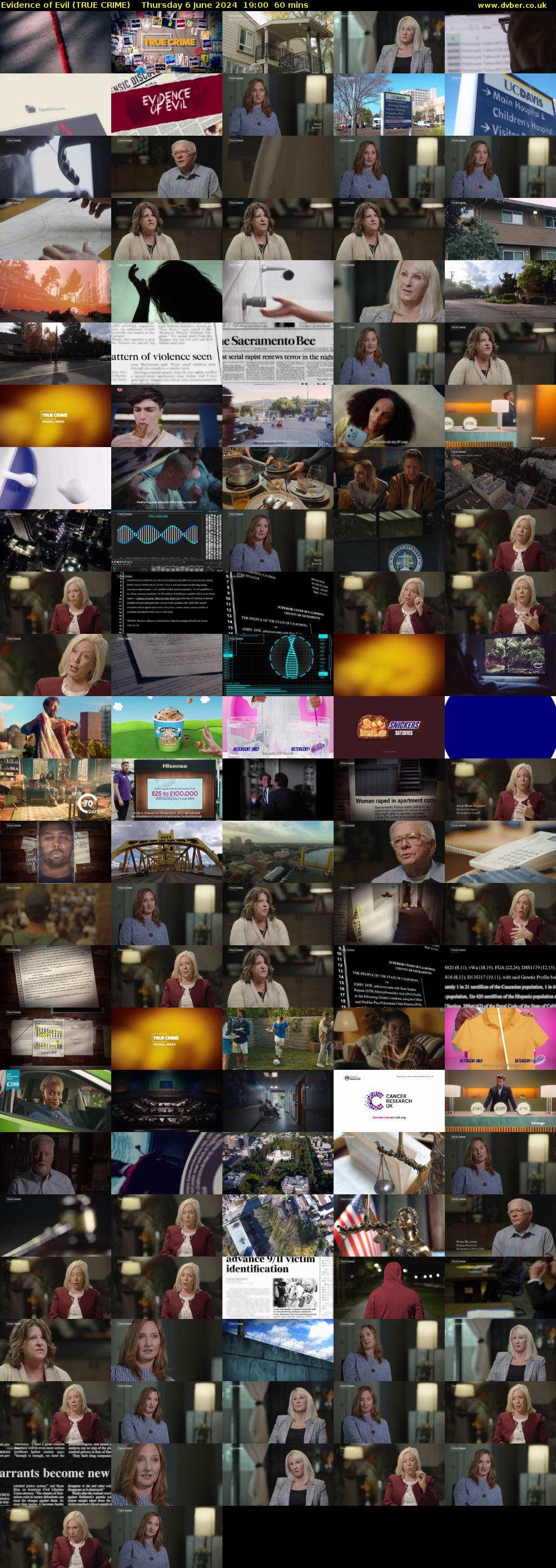 Evidence of Evil (TRUE CRIME) Thursday 6 June 2024 19:00 - 20:00