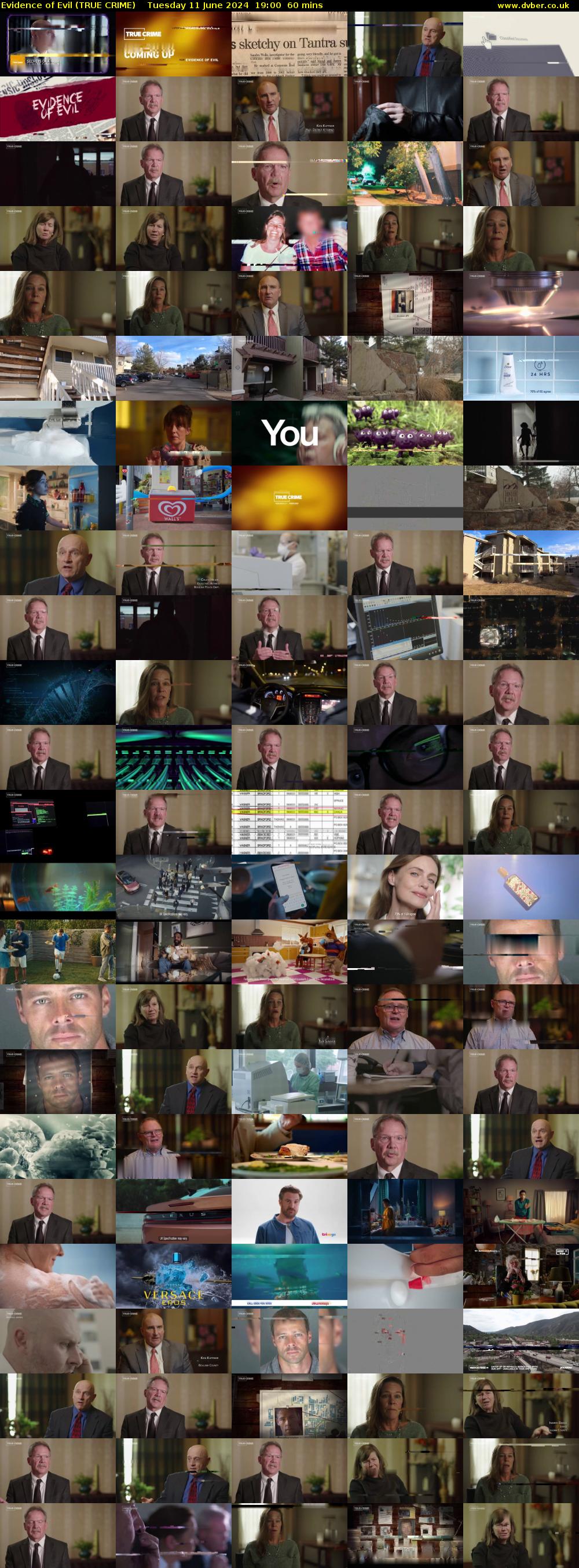 Evidence of Evil (TRUE CRIME) Tuesday 11 June 2024 19:00 - 20:00