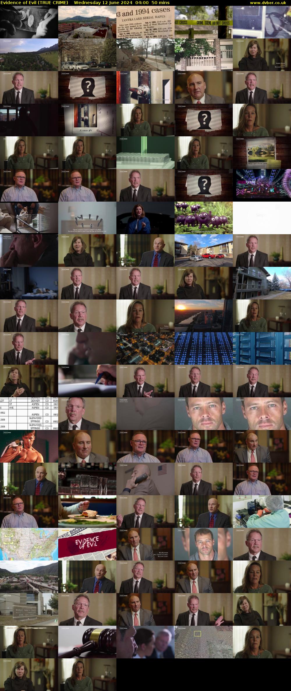 Evidence of Evil (TRUE CRIME) Wednesday 12 June 2024 04:00 - 04:50