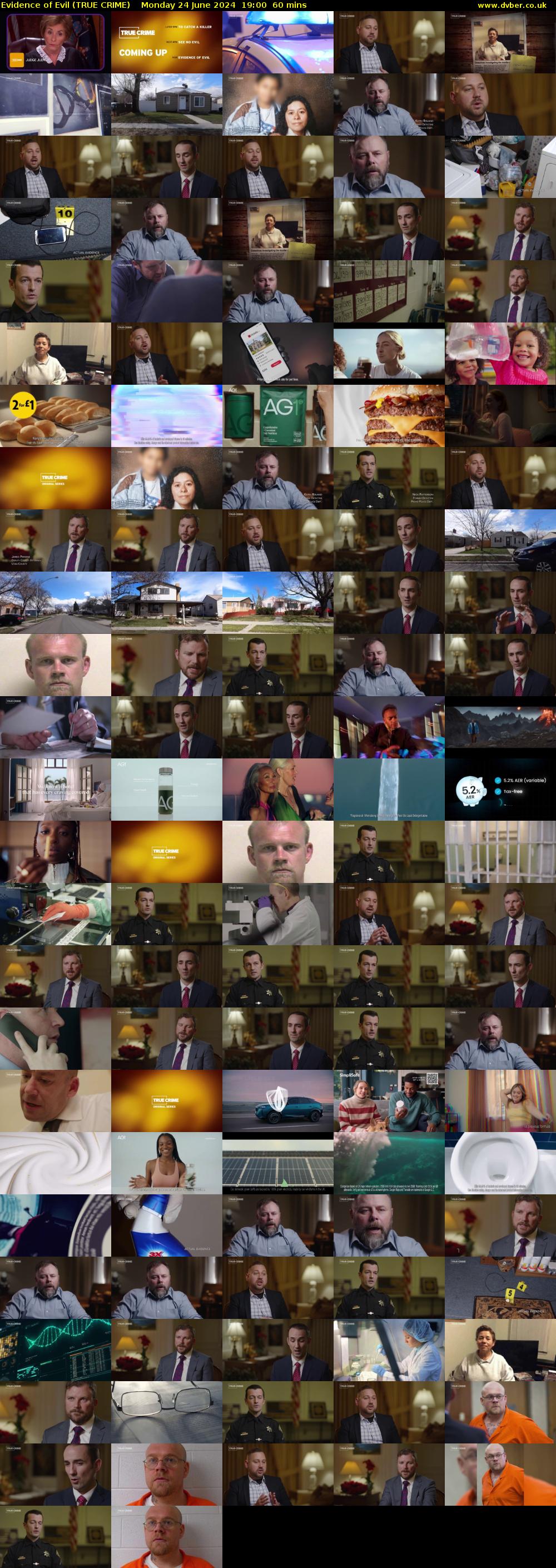 Evidence of Evil (TRUE CRIME) Monday 24 June 2024 19:00 - 20:00