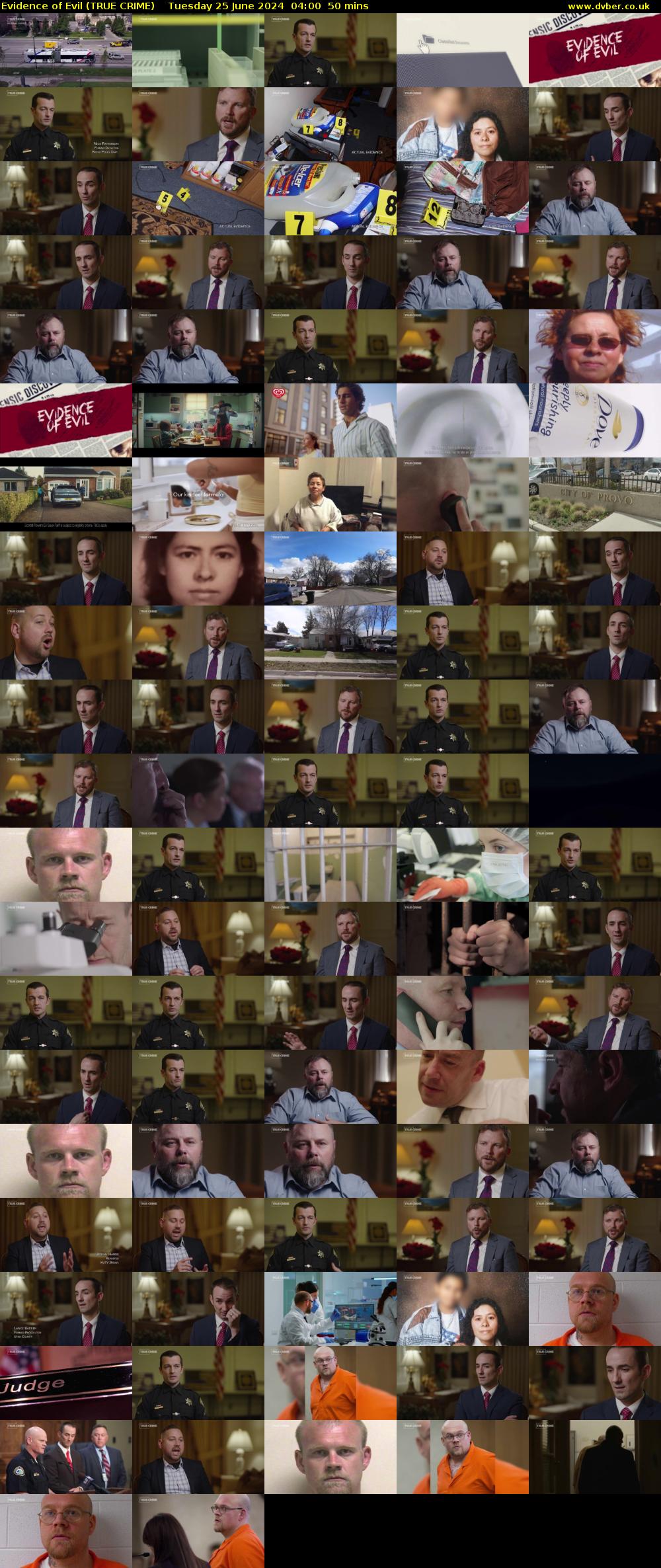 Evidence of Evil (TRUE CRIME) Tuesday 25 June 2024 04:00 - 04:50