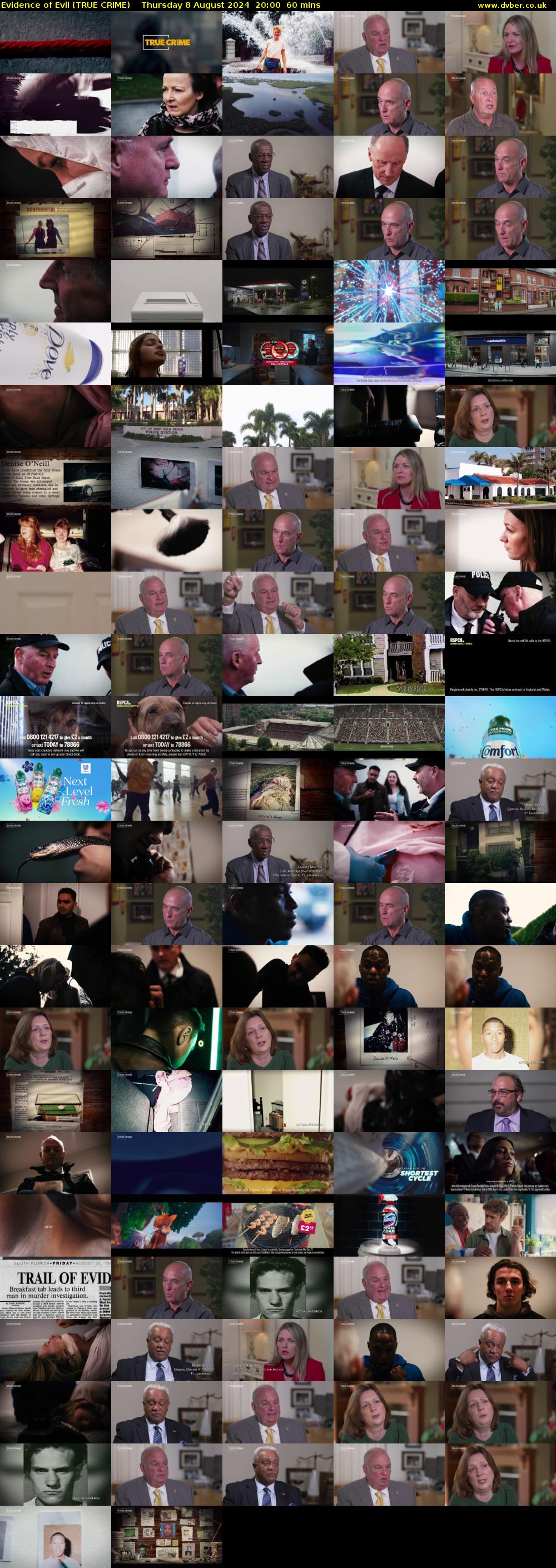 Evidence of Evil (TRUE CRIME) Thursday 8 August 2024 20:00 - 21:00
