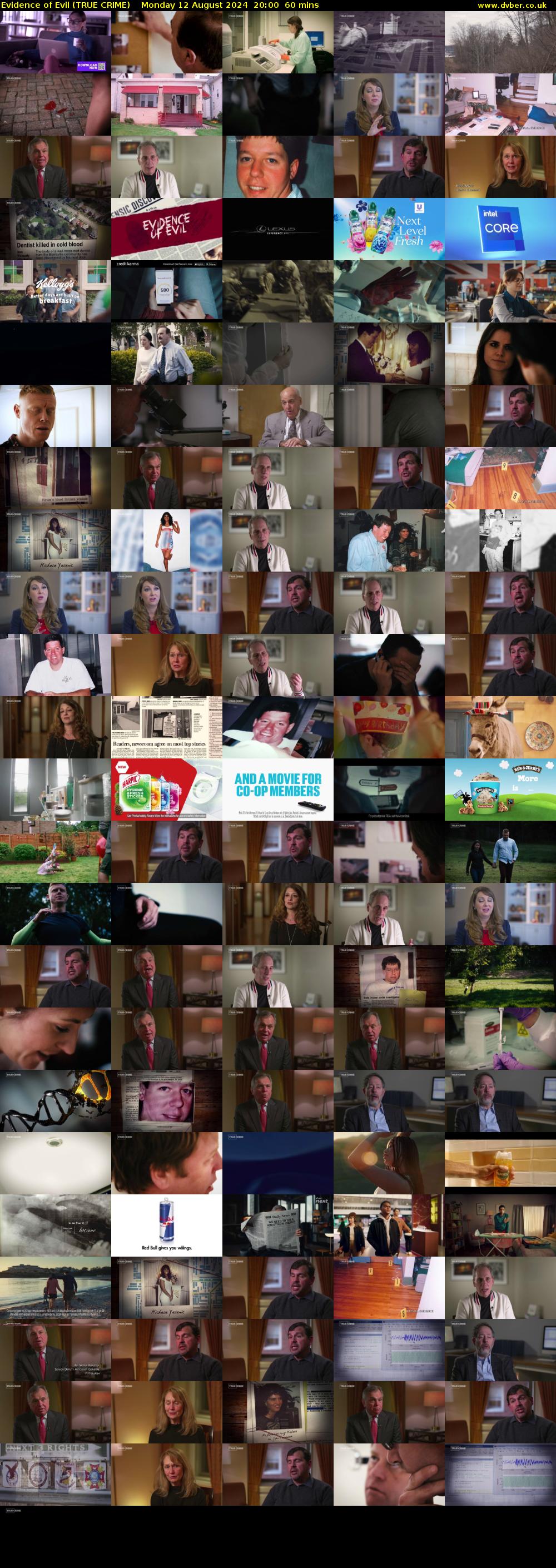 Evidence of Evil (TRUE CRIME) Monday 12 August 2024 20:00 - 21:00