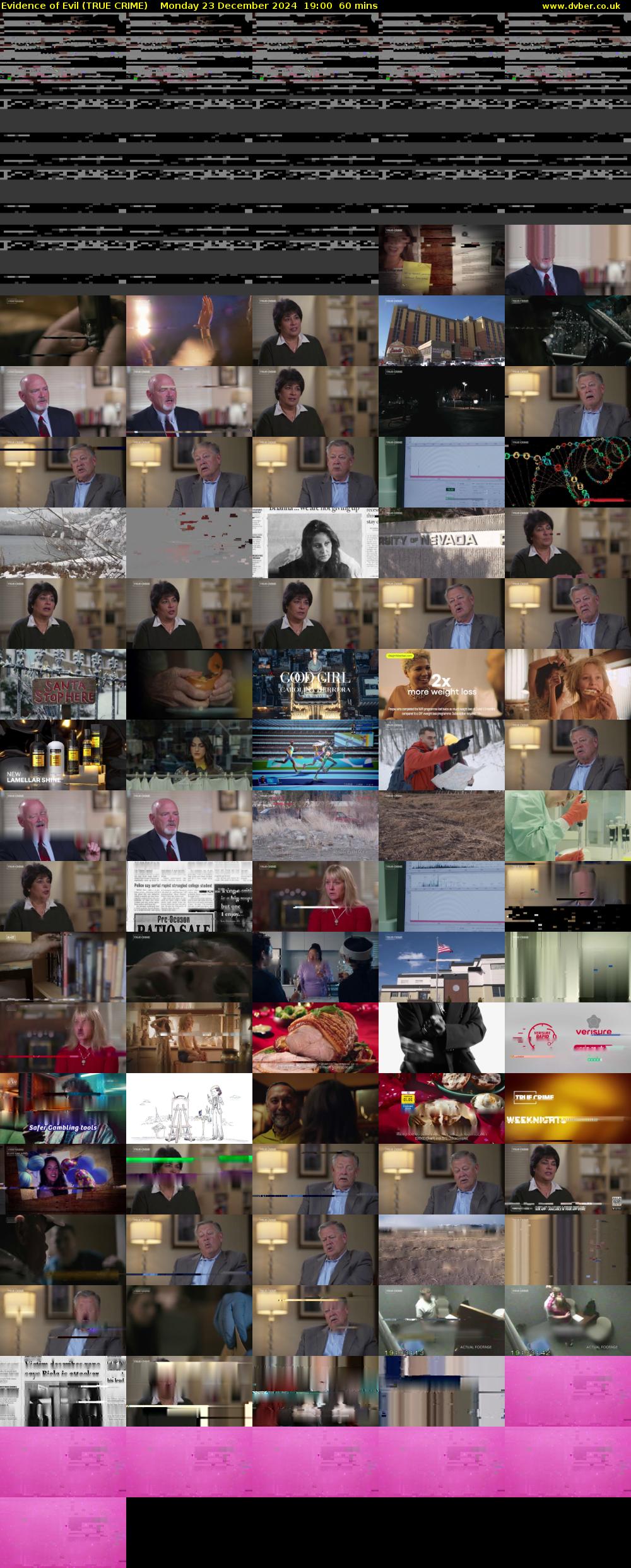 Evidence of Evil (TRUE CRIME) Monday 23 December 2024 19:00 - 20:00