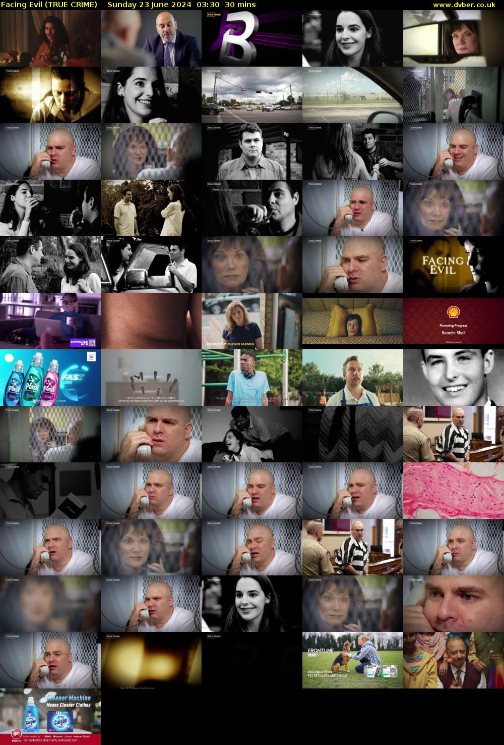 Facing Evil (TRUE CRIME) Sunday 23 June 2024 03:30 - 04:00