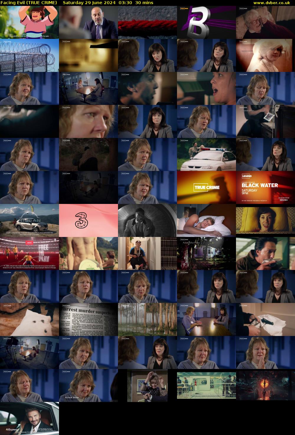 Facing Evil (TRUE CRIME) Saturday 29 June 2024 03:30 - 04:00