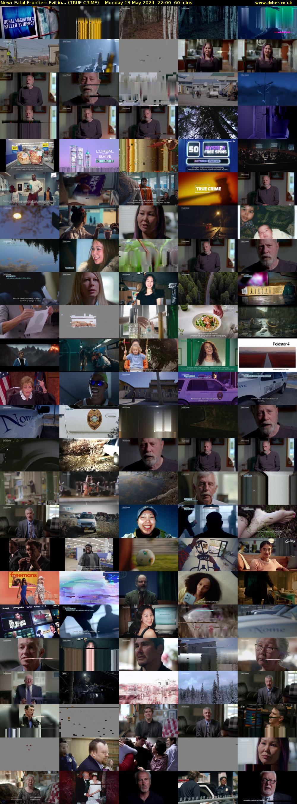 Fatal Frontier: Evil in... (TRUE CRIME) Monday 13 May 2024 22:00 - 23:00