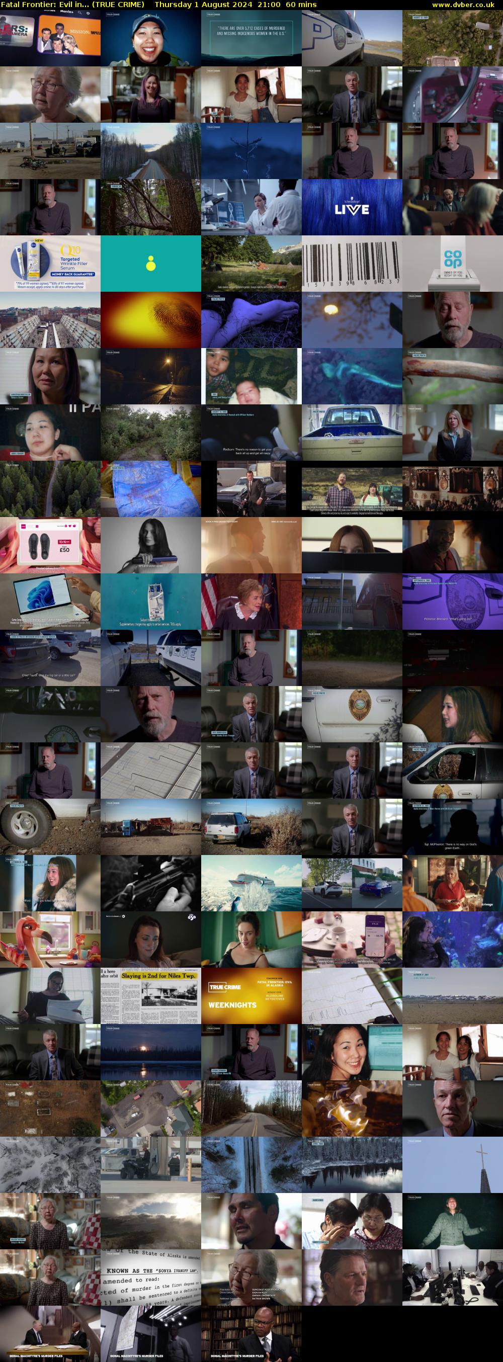 Fatal Frontier: Evil in... (TRUE CRIME) Thursday 1 August 2024 21:00 - 22:00