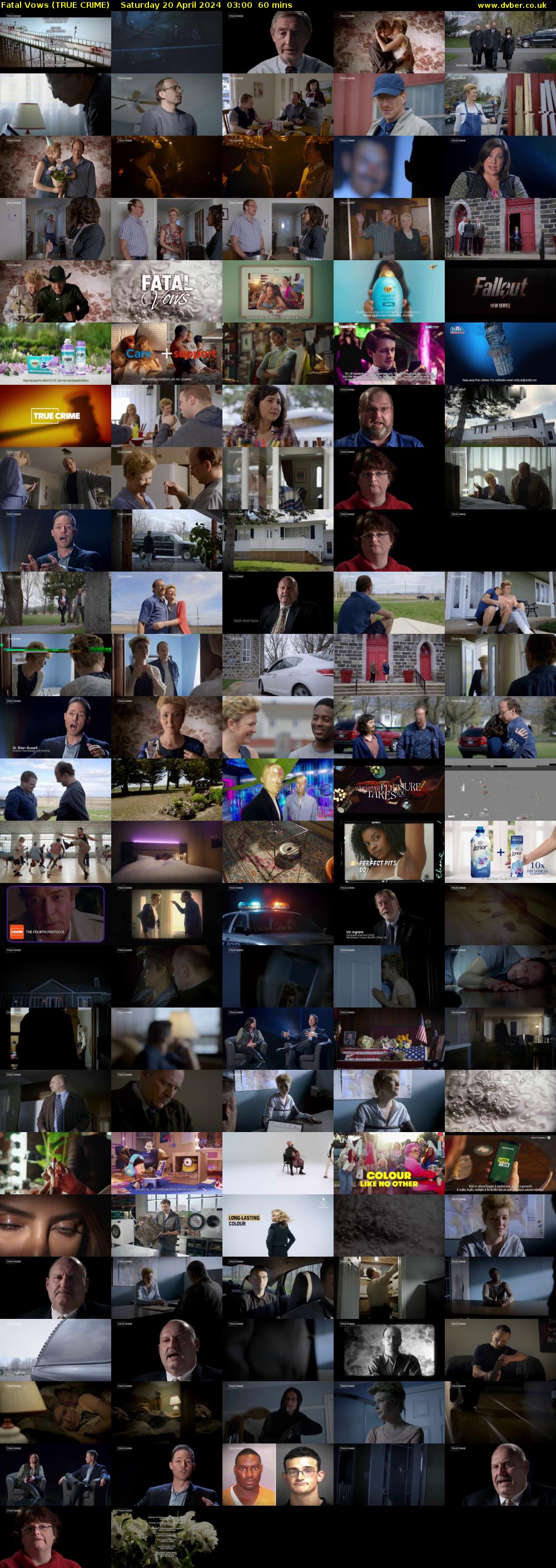 Fatal Vows (TRUE CRIME) Saturday 20 April 2024 03:00 - 04:00