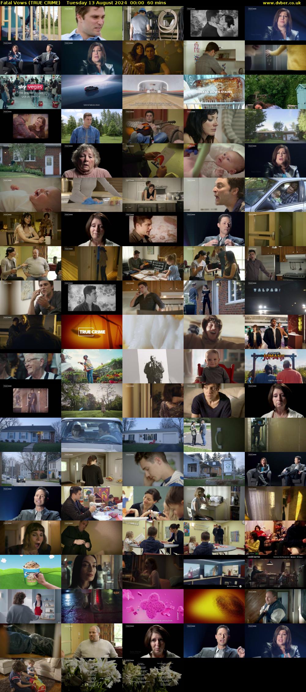 Fatal Vows (TRUE CRIME) Tuesday 13 August 2024 00:00 - 01:00