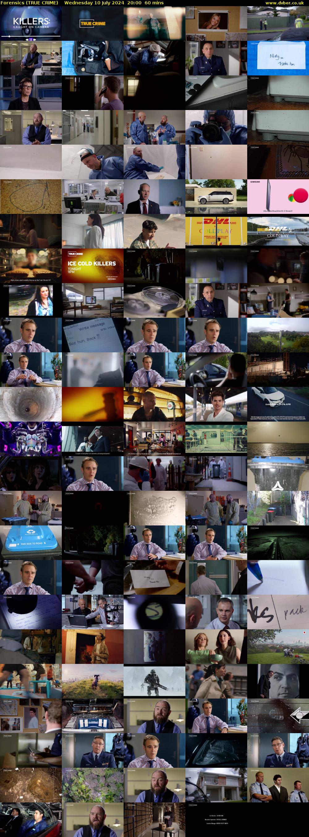 Forensics (TRUE CRIME) Wednesday 10 July 2024 20:00 - 21:00