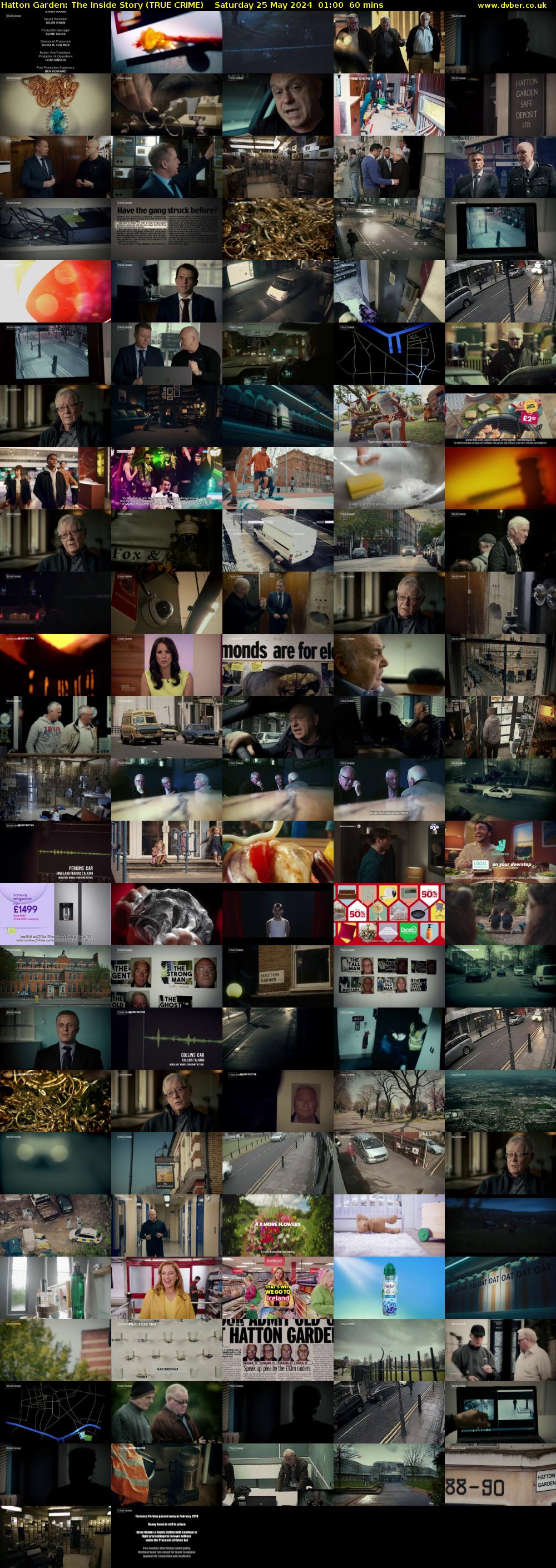 Hatton Garden: The Inside Story (TRUE CRIME) Saturday 25 May 2024 01:00 - 02:00